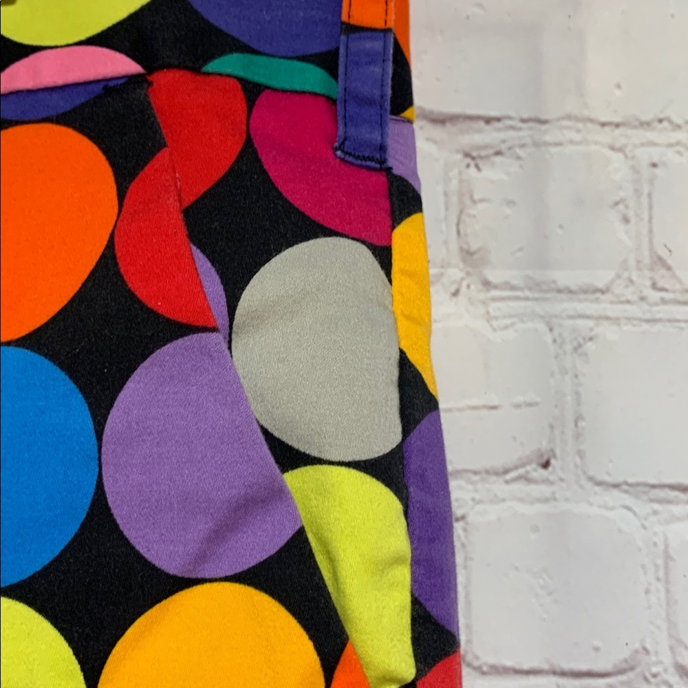 Vtg Loudmouth Circle Multicolor Golf Shorts Size 40 x 10 - Picture 3 of 4